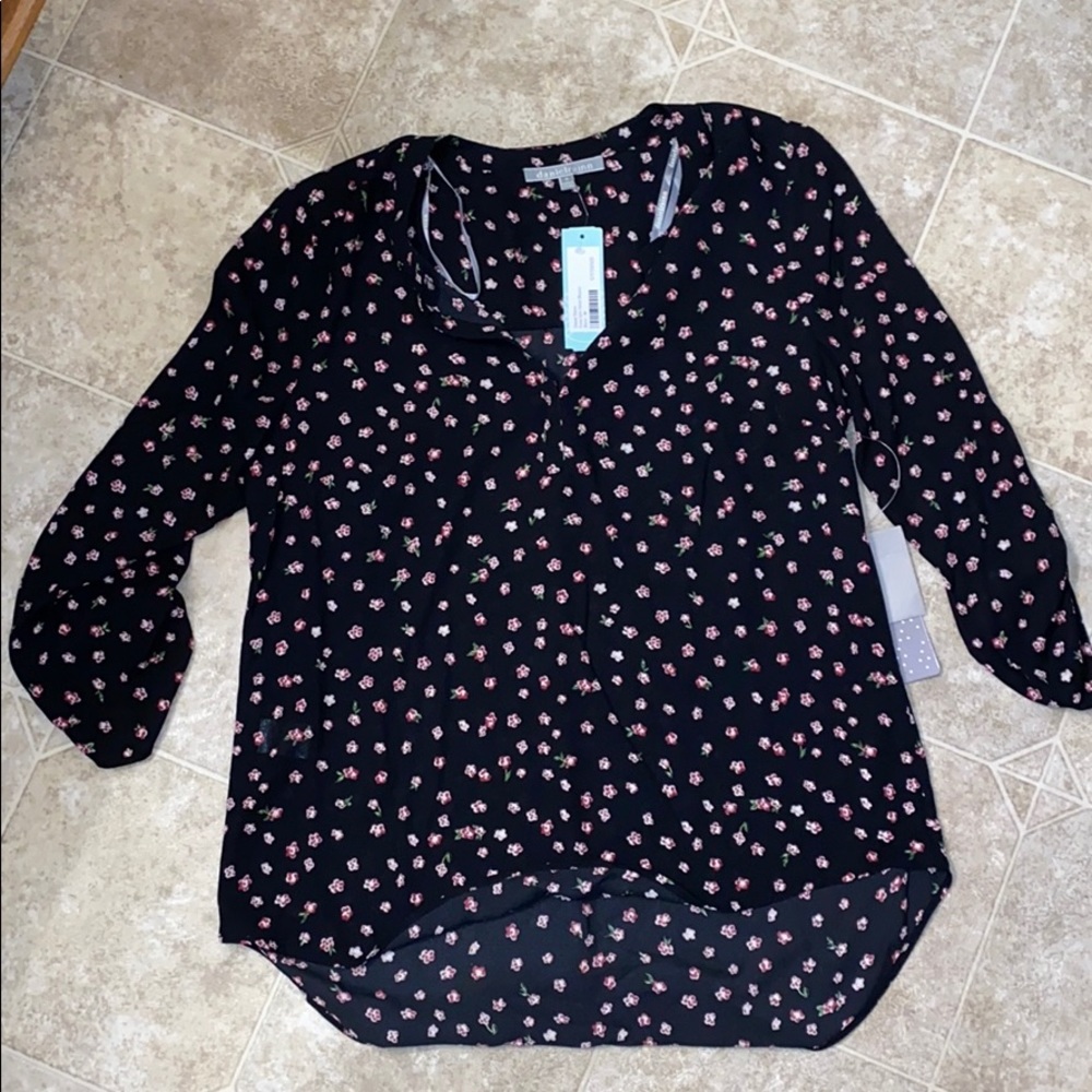 Stitch fix * Daniel Rainn floral top Sz M